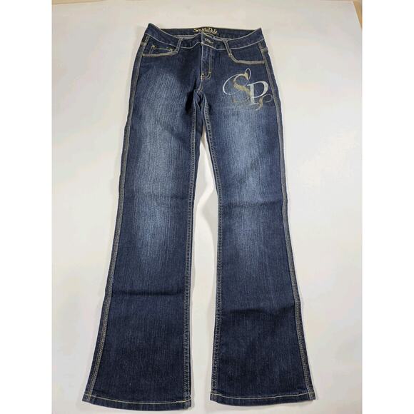 Southpole Women's Medium Wash Bootcut Jeans Size 7 31" Inseam - Picture 1 of 7